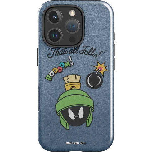 Looney Tunes Marvin Thats All Folks iPhone 16 Pro Impact Case